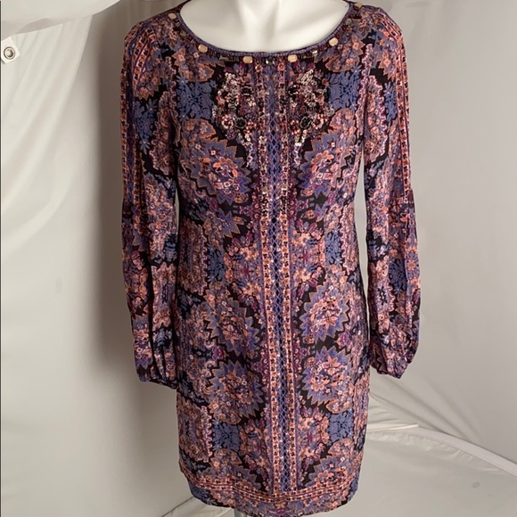 Nanette Lepore Dresses & Skirts - Nanette Lepore silk multicolor Kaleidoscope shift dress 6